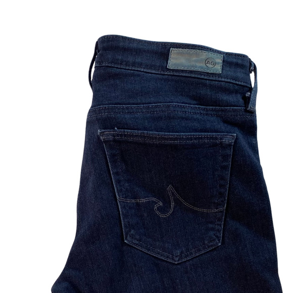 AG Adriano Goldschmied Womens Blue Jeans 26R The Stevie Slim Straight Ankle - Picture 3 of 6